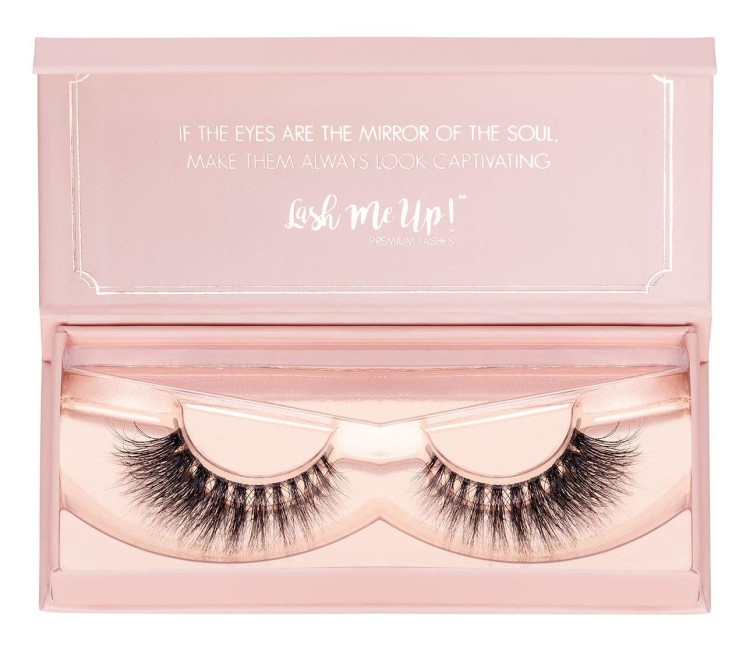 Luksusowe sztuczne rzęsy 3D na przezroczystym pasku na ponad 30 użyć Lash Me Up! Shape Of You