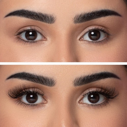 Luksusowe sztuczne rzęsy 3D na przezroczystym pasku na ponad 30 użyć Lash Me Up! Shape Of You