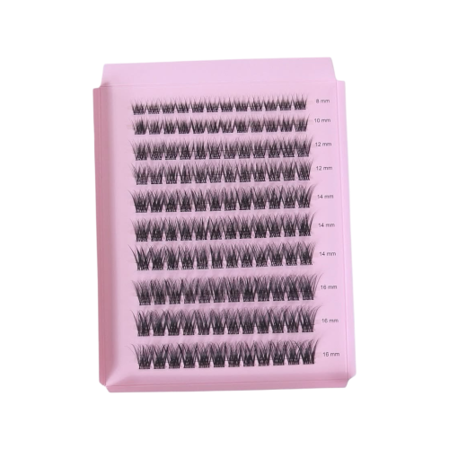 Kępki rzęs Lash Me Up! Bella 8-16 mm Queen Size Box 120 sztuk rzęsy bondingowe