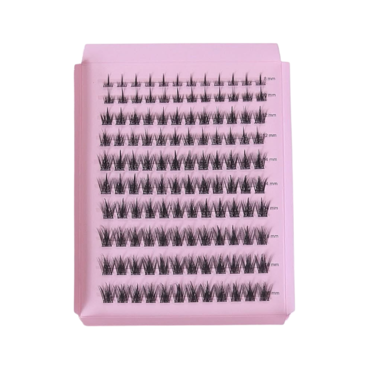 Kępki rzęs Lash Me Up! Jasmina 8-16 mm Queen Size Box 120 sztuk rzęsy bondingowe