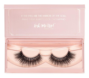 Luksusowe sztuczne rzęsy 3D na przezroczystym pasku na ponad 30 użyć Lash Me Up! Addicted to you