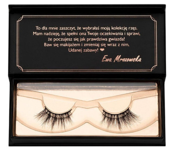 Luksusowe sztuczne rzęsy 3D połówki na pasku na ponad 30 użyć Lash Me Up! Honey Bunny by Ewa Mrozowska