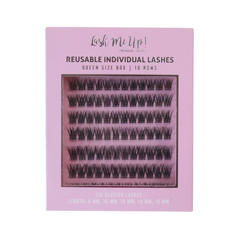 Kępki rzęs Lash Me Up! Bella 8-16 mm Queen Size Box 120 sztuk rzęsy bondingowe