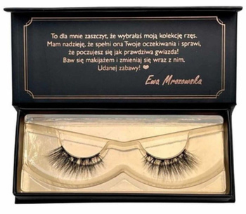 Luksusowe sztuczne rzęsy połówki na pasku na ponad 30 użyć Lash Me Up! Like A Star by Ewa Mrozowska